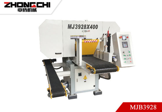 Industrielle vollautomatische Horizontale Bandsäge Horizontale Resaw Bandsäge für Holz 380mm