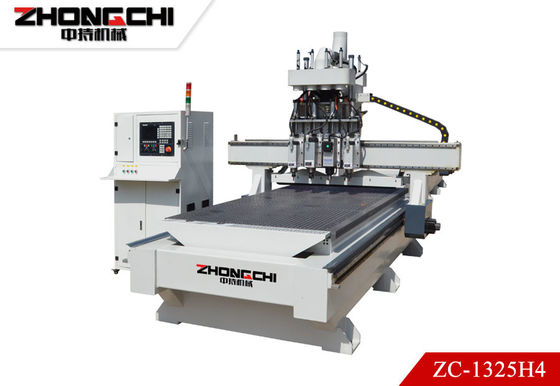 ZC-1325H4 CNC-Schneidmaschine Vierköpfige CNC-Holzschnitzmaschine